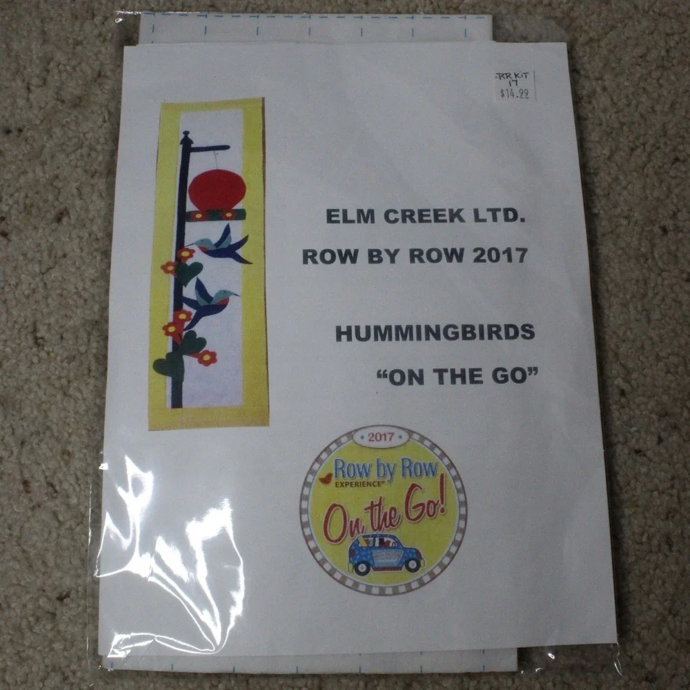 Elm Creek Ltd. Row By Row 2017 Hummingbirds On The Go Quilt Kit Multi Color OS